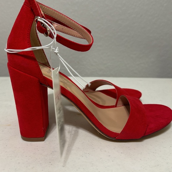 Brand New A New Day Red Heels size 6.5 - Picture 2 of 4